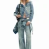 Bestickte Trucker-Jacke Bestickte Trucker-Jacke