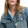 Bestickte Trucker-Jacke Bestickte Trucker-Jacke