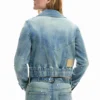 Bestickte Trucker-Jacke Bestickte Trucker-Jacke