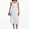 Besticktes Midikleid Besticktes Midikleid