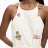 Besticktes Neckholder-Kleid Besticktes Neckholder-Kleid