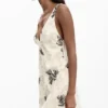 Besticktes Trägerkleid mit Zweigmotiv Besticktes Trägerkleid mit Zweigmotiv