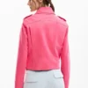 Bikerjacke in Lederoptik Bikerjacke in Lederoptik