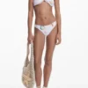 Bikini-Oberteil mit Muschelprint