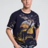 Bio-T-Shirt mit Aufdruck