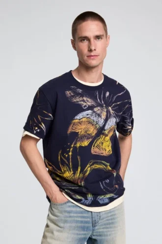 Bio-T-Shirt mit Aufdruck