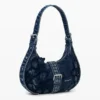 Blaue Denim-Tasche