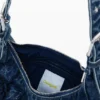 Blaue Denim-Tasche