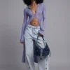 Blaue Denim-Tasche