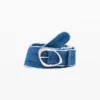 Blauer Denim-Gürtel Blauer Denim-Gürtel