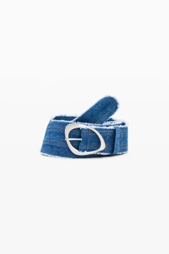 Blauer Denim-Gürtel