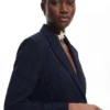Blazer mit Blumenstickerei Blazer mit Blumenstickerei
