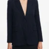 Blazer mit Blumenstickerei Blazer mit Blumenstickerei