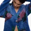 Blumiger Pullover Blumiger Pullover
