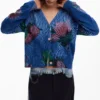 Blumiger Pullover Blumiger Pullover
