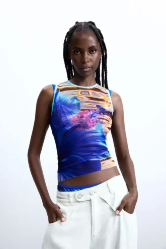 Blumiges T-Shirt