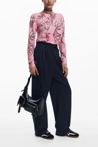 Bluse mit Blumenmuster