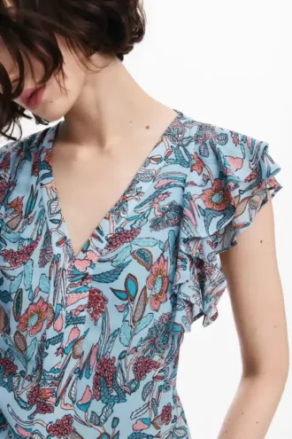 Bluse mit Blumenprint