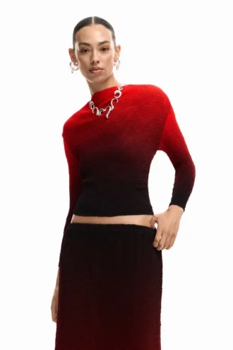 Bluse mit Farbverlauf