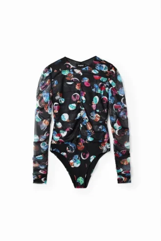 Bodys mit fantasievollem Polka-Dot-Print Bodys mit fantasievollem Polka-Dot-Print