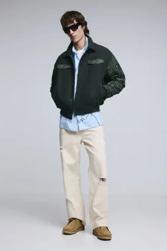 Bomberjacke aus Bekleidung