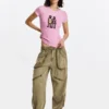 Bedrucktes Kurzarm-T-Shirt