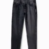 Carrot-Jeans mit doppeltem Bund