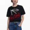 Cherry Lace-Up T-Shirt Cherry Lace-Up T-Shirt