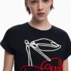 Cherry Lace-Up T-Shirt Cherry Lace-Up T-Shirt