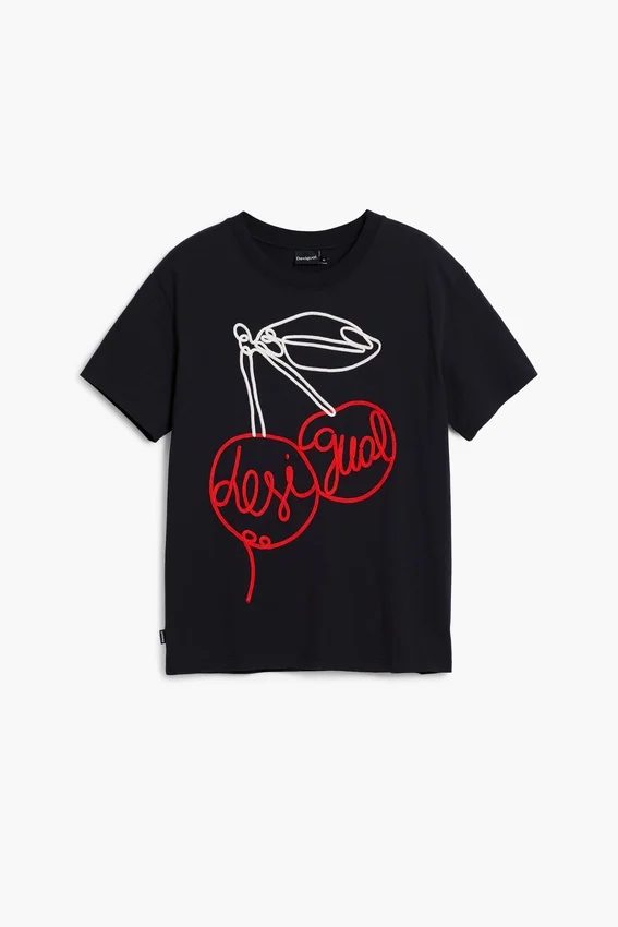 Cherry Lace-Up T-Shirt Cherry Lace-Up T-Shirt