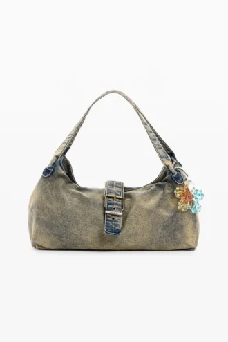 Denim-Charm-Tasche
