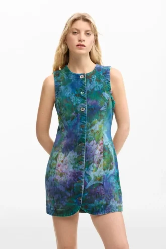 Denim-Gartenkleid