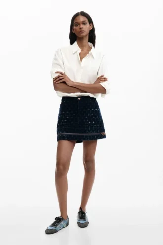 Denim-Jacquard-Röcke