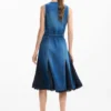 Denim-Midi-Kleid Denim-Midi-Kleid