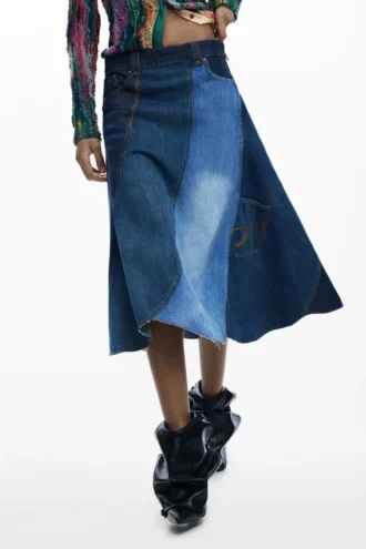 Denim-Patch-Röcke