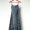 Denim-Rüschen-Kleid Denim-Rüschen-Kleid