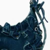 Denim-Tasche mit Applikationen