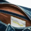 Denim-Tasche mit Applikationen