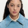 Jeans-Mäntel mit Gürtel Jeans-Mäntel mit Gürtel