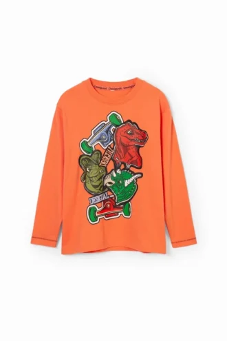 Desigual Dinosaurier-T-Shirt