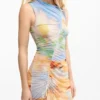 Drapiertes langes Kleid Drapiertes langes Kleid
