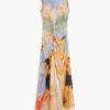 Drapiertes langes Kleid Drapiertes langes Kleid