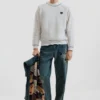Einfaches Strick-Sweatshirt Einfaches Strick-Sweatshirt
