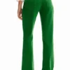 Einfarbige Flare-Jeans Einfarbige Flare-Jeans