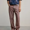 Einfarbige Jeans-Hose Einfarbige Jeans-Hose