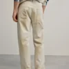Einfarbige lange Hose