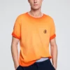 Einfarbige Strick-Bermuda-Shorts