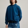 Einfarbiges Sweatshirt mit Logo