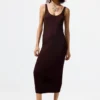 Einfarbiges Trägerkleid Einfarbiges Trägerkleid