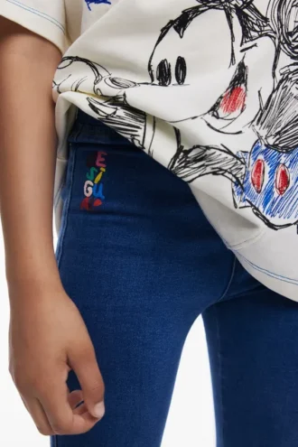 Elastische Jeans-Hose